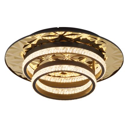 Globo - Plafoniera LED LED/24W/230V 3000K 40x50,5 cm nero/oro