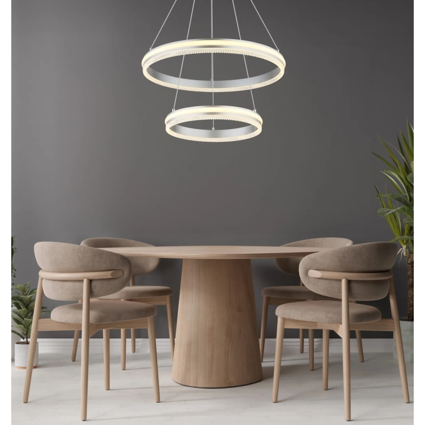 Globo - Lampadario a sospensione LED dimmerabile su cavo LED/60W/230V 2700-6000K + telecomando