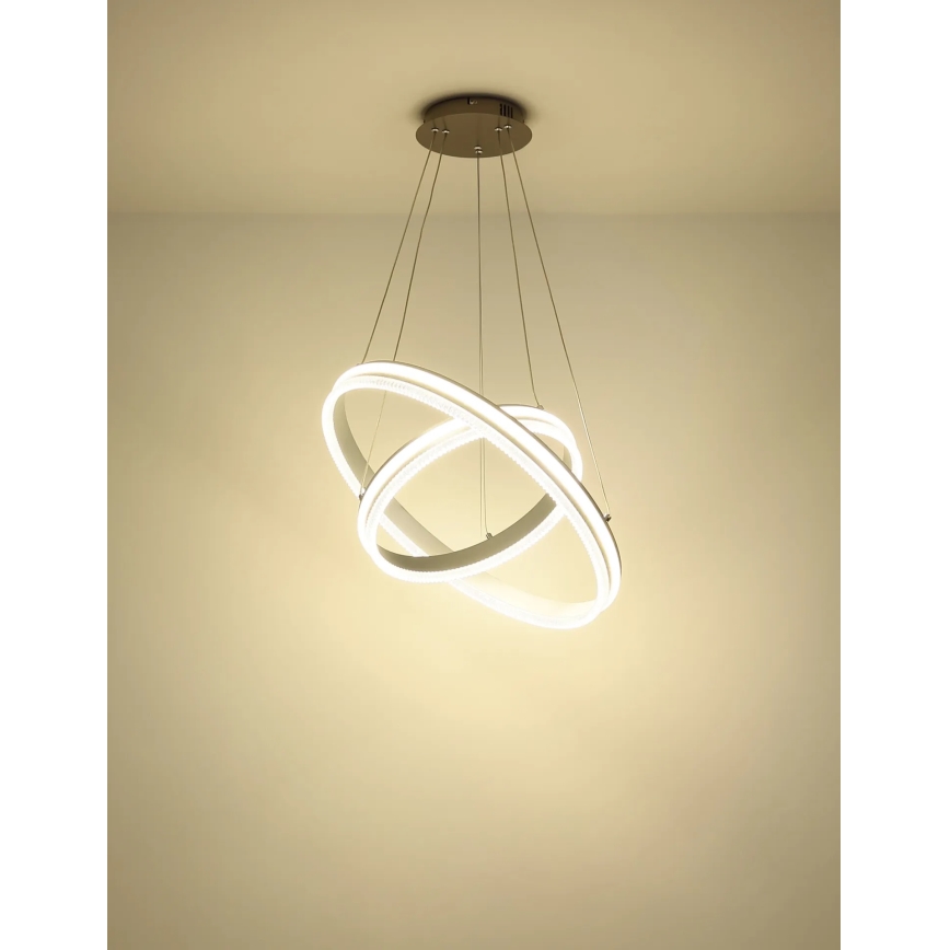 Globo - Lampadario a sospensione LED dimmerabile su cavo LED/60W/230V 2700-6000K + telecomando