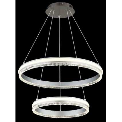 Globo - Lampadario a sospensione LED dimmerabile su cavo LED/60W/230V 2700-6000K + telecomando