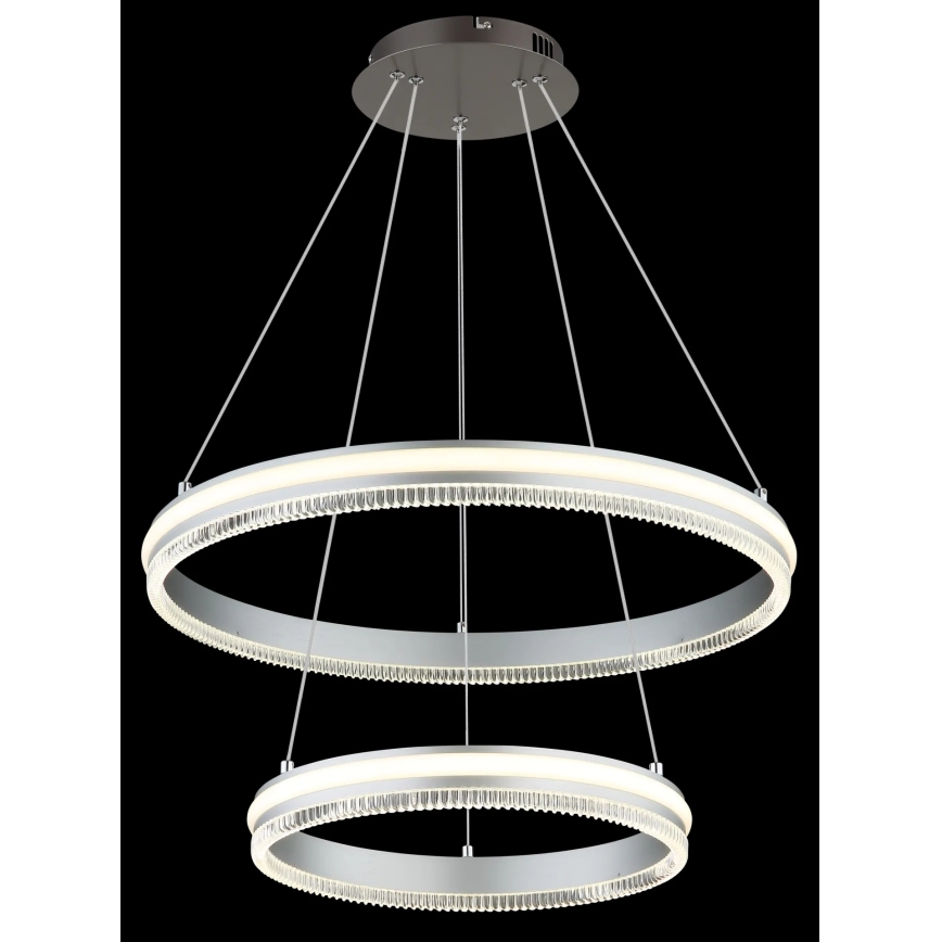 Globo - Lampadario a sospensione LED dimmerabile su cavo LED/60W/230V 2700-6000K + telecomando