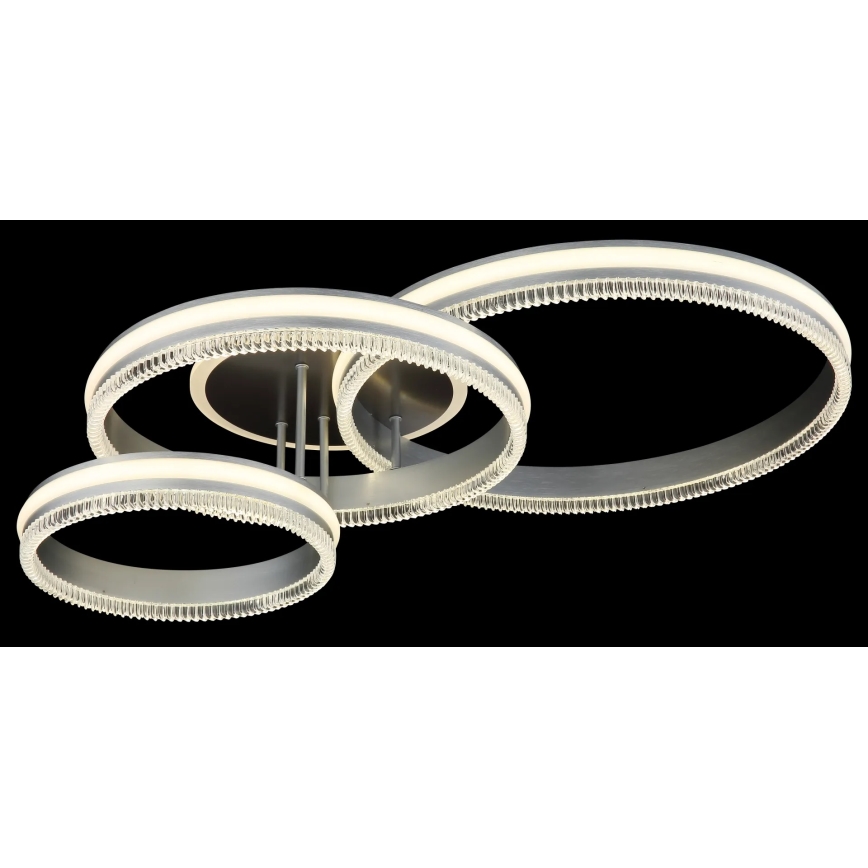 Globo - Plafoniera dimmerabile a LED/72W/230V 2700-6000K argento + telecomando