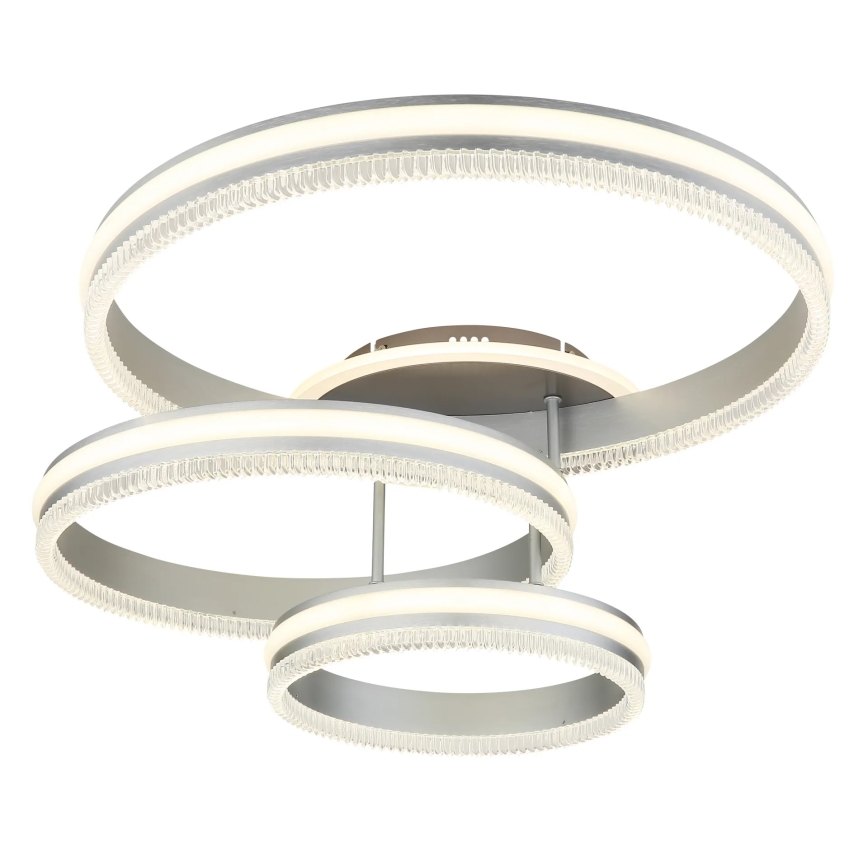 Globo - Plafoniera dimmerabile a LED/72W/230V 2700-6000K argento + telecomando