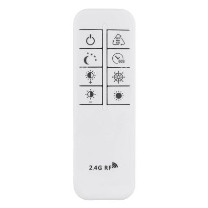 Globo - Plafoniera dimmerabile a LED/72W/230V 2700-6000K argento + telecomando