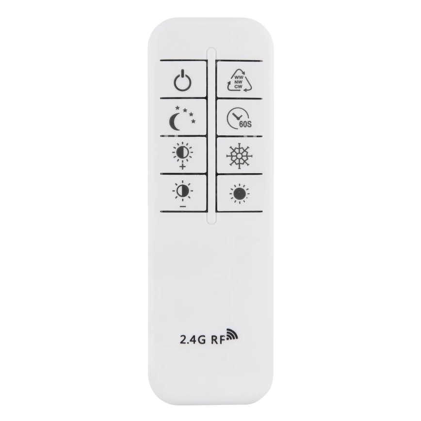 Globo - Plafoniera dimmerabile a LED/72W/230V 2700-6000K argento + telecomando