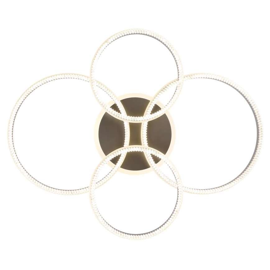 Globo - Plafoniera LED dimmerabile 90W/230V 2700-6000K argento + telecomando