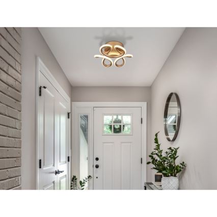 Globo - Lampada da soffitto LED/24W/230V 2700/4000/6000K diam. 26 cm oro
