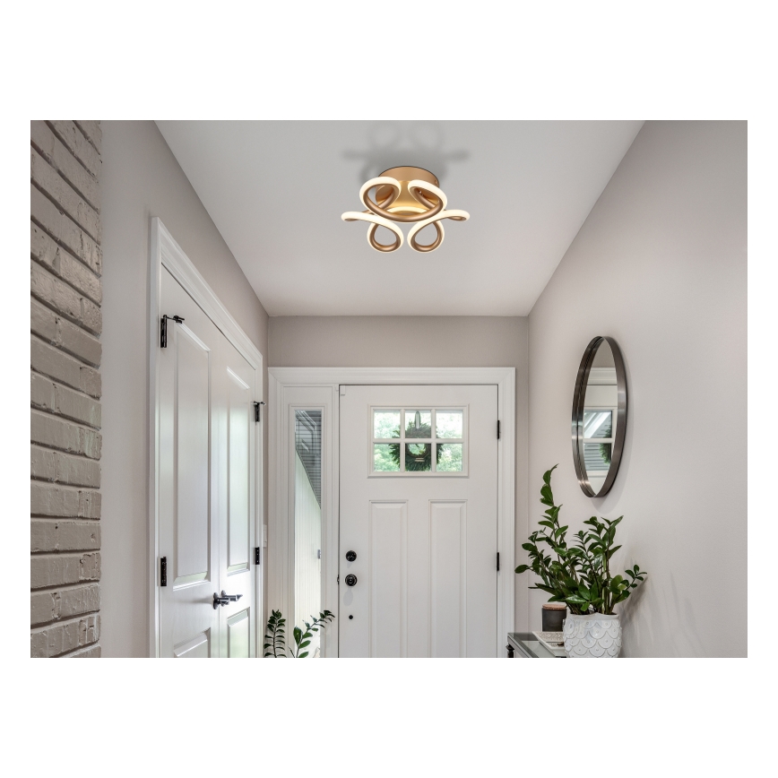 Globo - Plafoniera LED LED/24W/230V 2700/4000/6000K diametro 26 cm oro