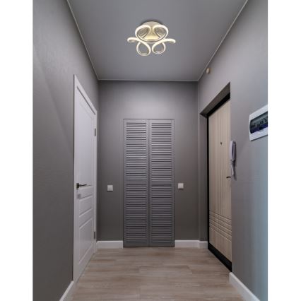 Globo - Lampada da soffitto LED/24W/230V 2700/4000/6000K diam. 26 cm cromo opaco
