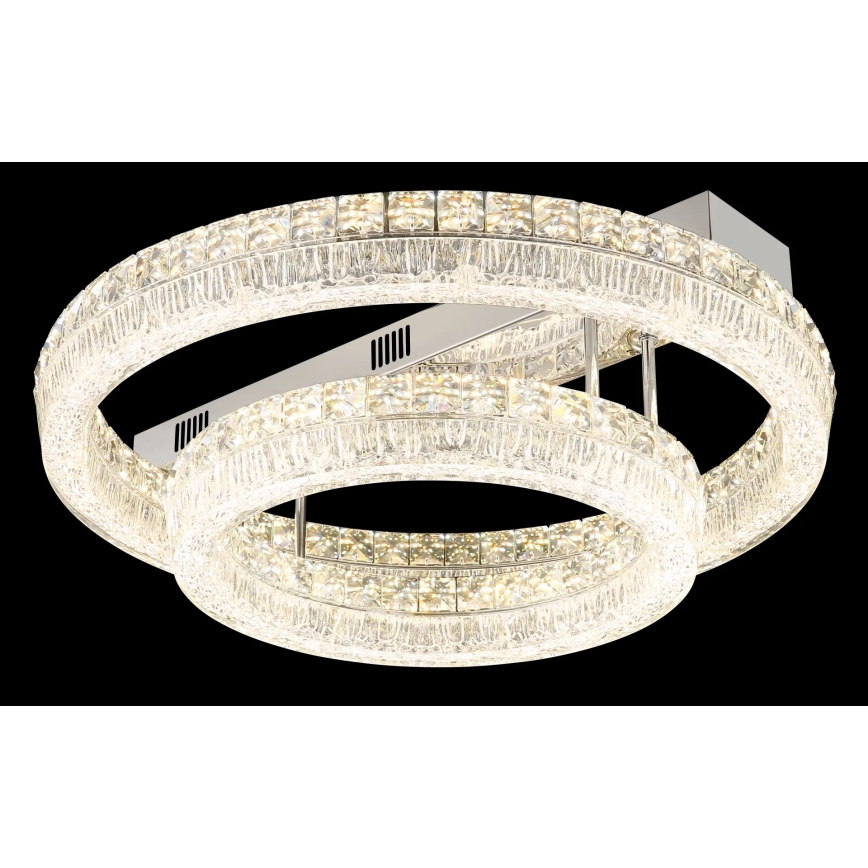 Globo - Plafoniera dimmerabile a LED/60W/230V 2700-6000K trasparente + telecomando