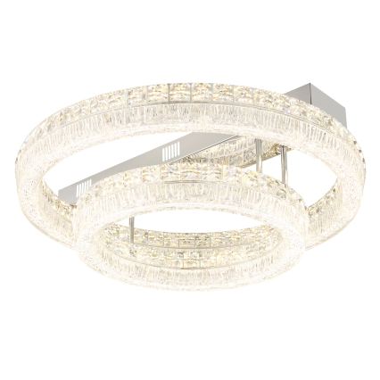 Globo - Plafoniera dimmerabile a LED/60W/230V 2700-6000K trasparente + telecomando
