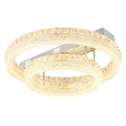 Globo - Plafoniera dimmerabile a LED/60W/230V 2700-6000K trasparente + telecomando