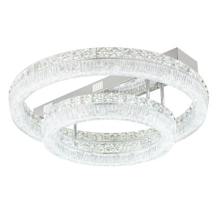 Globo - Plafoniera dimmerabile a LED/60W/230V 2700-6000K trasparente + telecomando