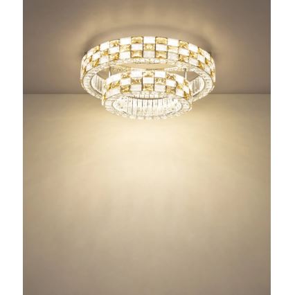 Globo - Plafoniera LED dimmerabile 55W/230V 2700-6000K Ø 61 cm + telecomando