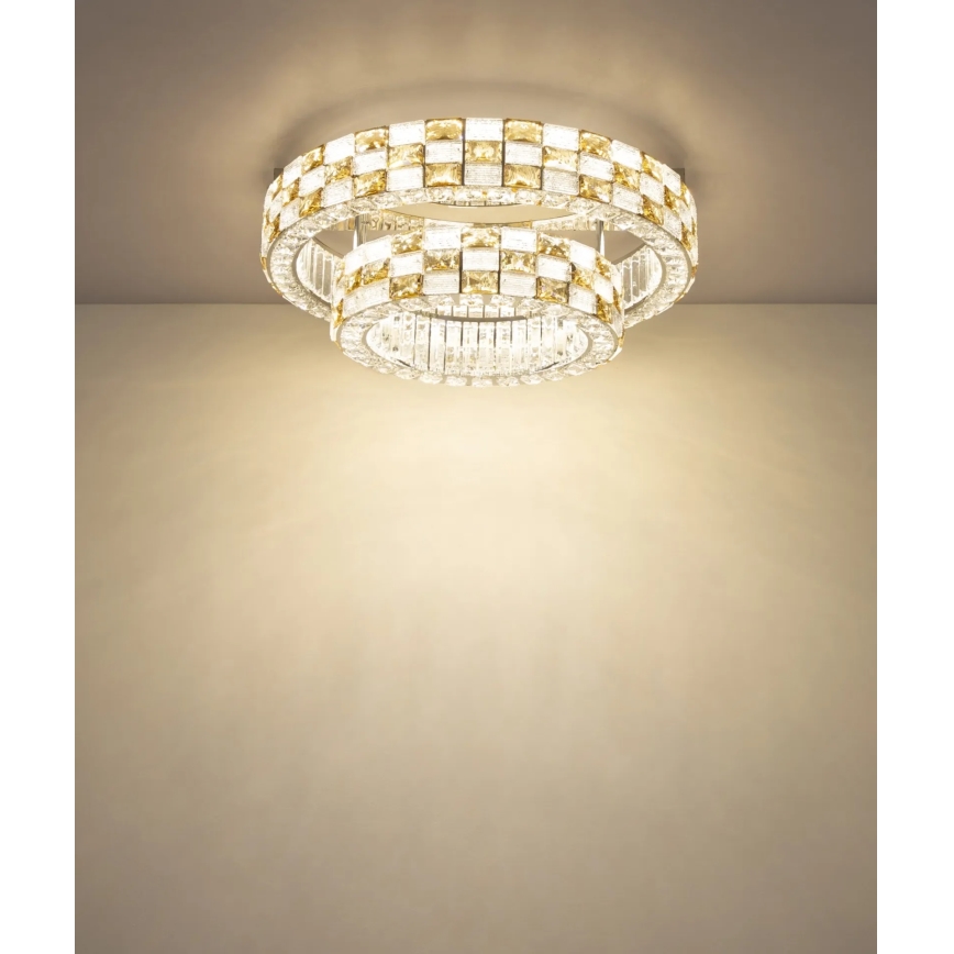 Globo - Plafoniera LED dimmerabile 55W/230V 2700-6000K Ø 61 cm + telecomando