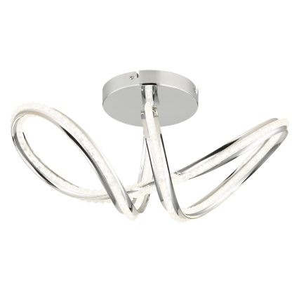 Globo - Plafoniera dimmerabile a LED/40W/230V 2700-6000K cromo lucido + telecomando