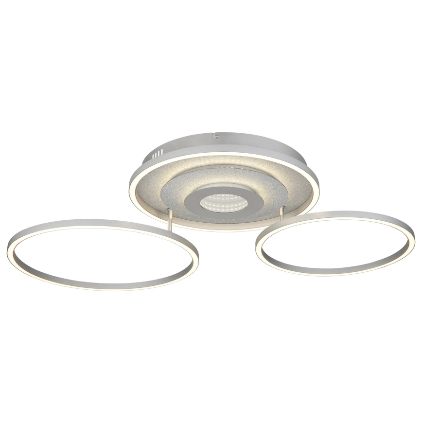 Globo - Plafoniera a LED dimmerabile LED/40W/230V 2700-6500K 57x99,2 cm argento + telecomando