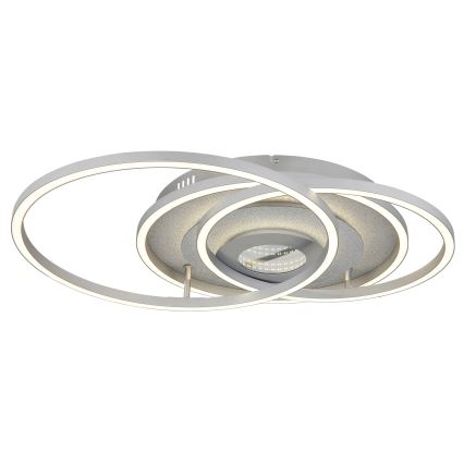 Globo - Plafoniera a LED dimmerabile LED/40W/230V 2700-6500K 57x99,2 cm argento + telecomando