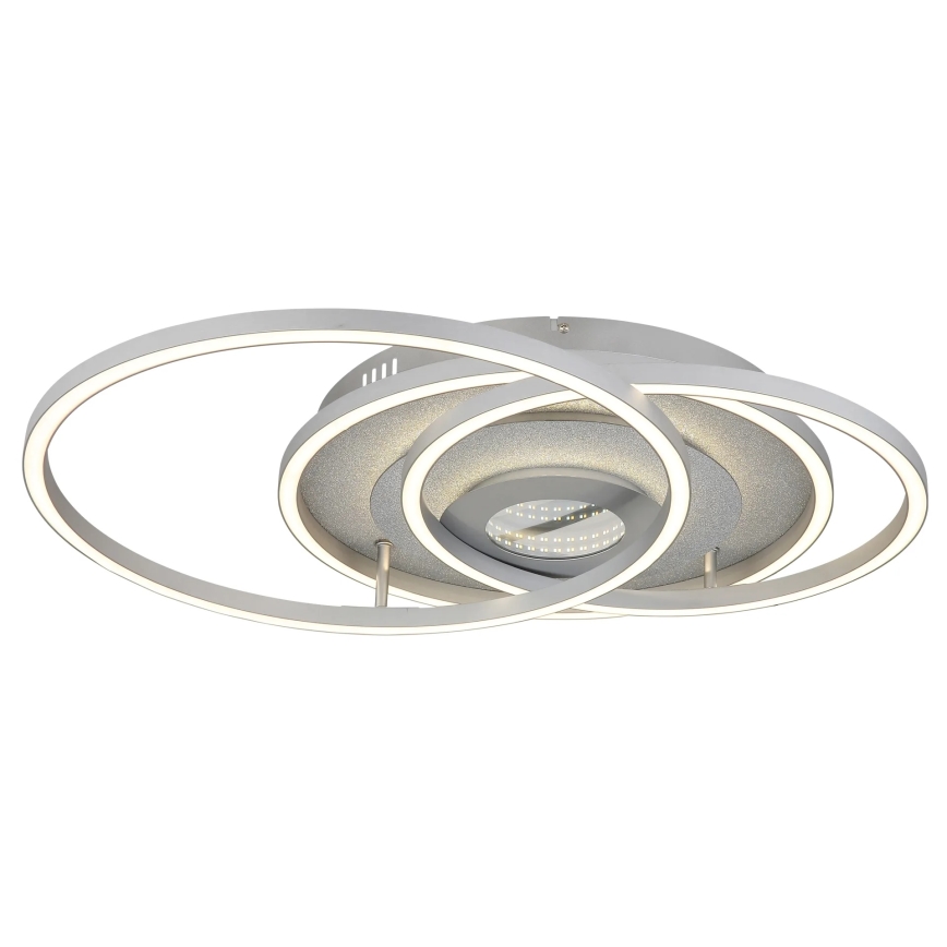 Globo - Plafoniera a LED dimmerabile LED/40W/230V 2700-6500K 57x99,2 cm argento + telecomando