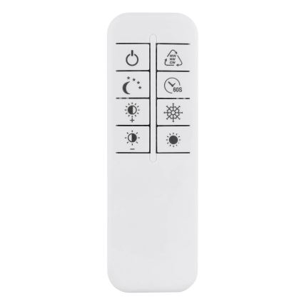 Globo - Plafoniera a LED dimmerabile LED/40W/230V 2700-6500K 57x99,2 cm argento + telecomando
