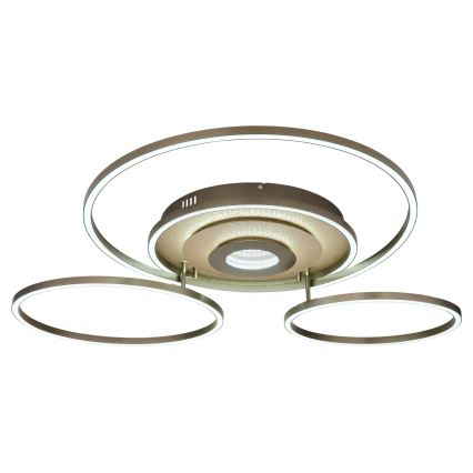 Globo - Plafoniera dimmerabile a LED 60W/230V 2700-6500K 80,8x99,2 cm ottone + telecomando