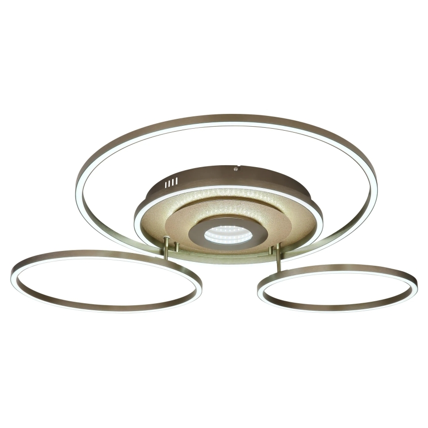 Globo - Plafoniera dimmerabile a LED 60W/230V 2700-6500K 80,8x99,2 cm ottone + telecomando
