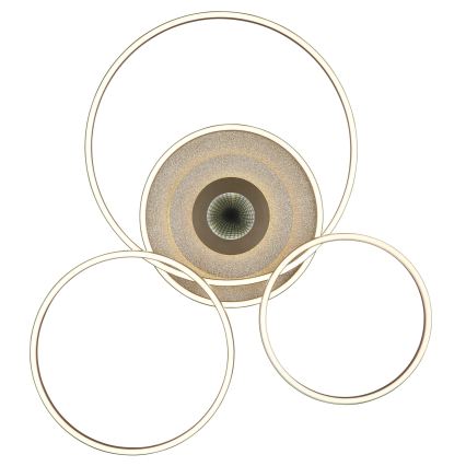 Globo - Plafoniera dimmerabile a LED 60W/230V 2700-6500K 80,8x99,2 cm ottone + telecomando