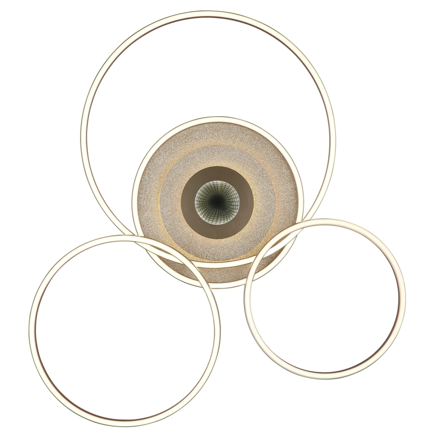 Globo - Plafoniera dimmerabile a LED 60W/230V 2700-6500K 80,8x99,2 cm ottone + telecomando