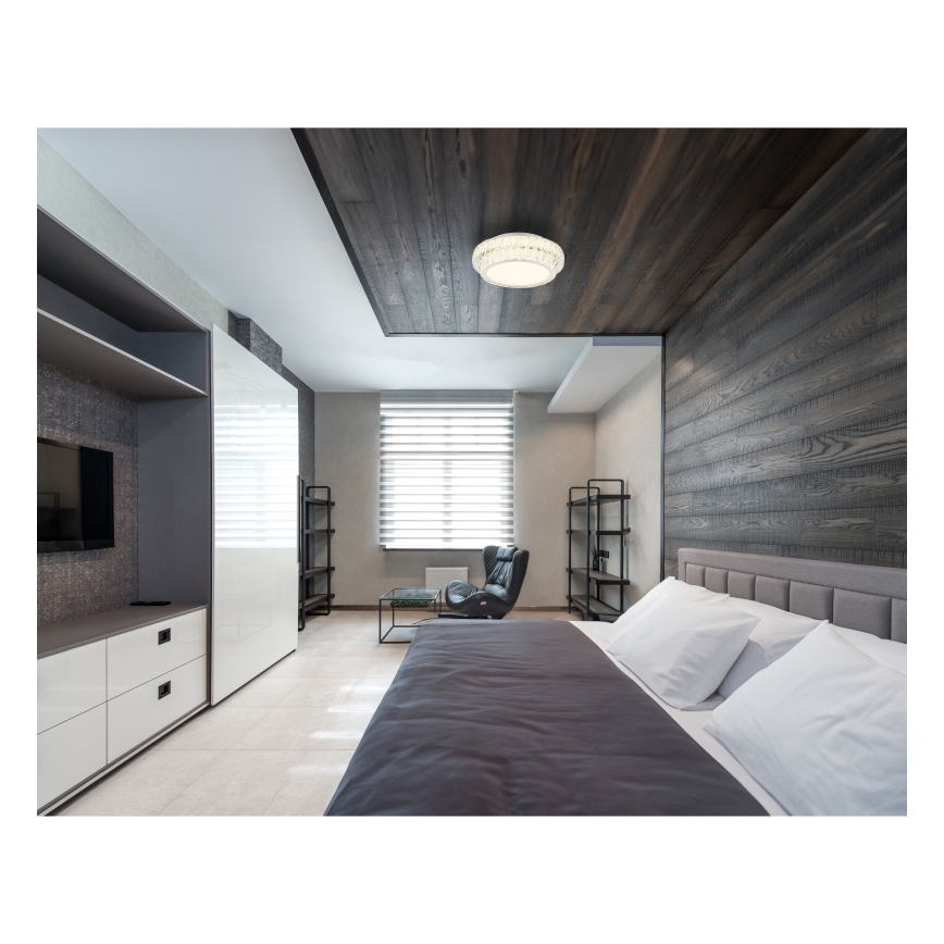 Globo 68157-38 - Lampada da soffitto LED dimmerabile KLARA LED/38W/230V Ø 40 cm + telecomando