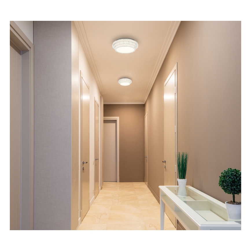 Globo - Plafoniera dimmerabile a LED/58W/230V 2700-6000K Ø 60 cm bianca + telecomando