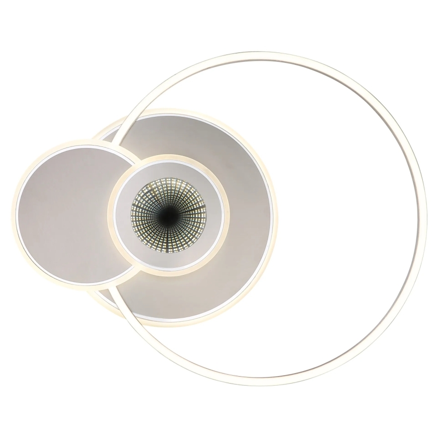 Globo - Plafoniera LED dimmerabile LED/24W/230V 2700-6500K 45x56 cm argento + telecomando