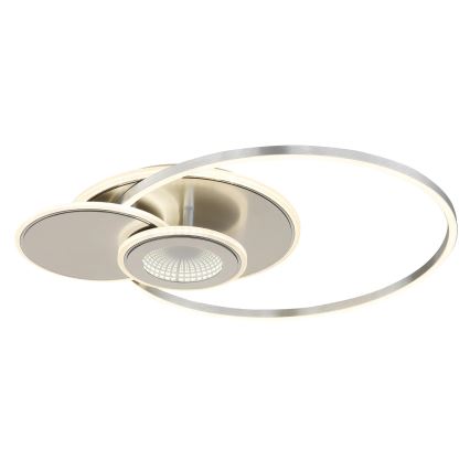 Globo - Plafoniera LED dimmerabile LED/24W/230V 2700-6500K 45x56 cm argento + telecomando