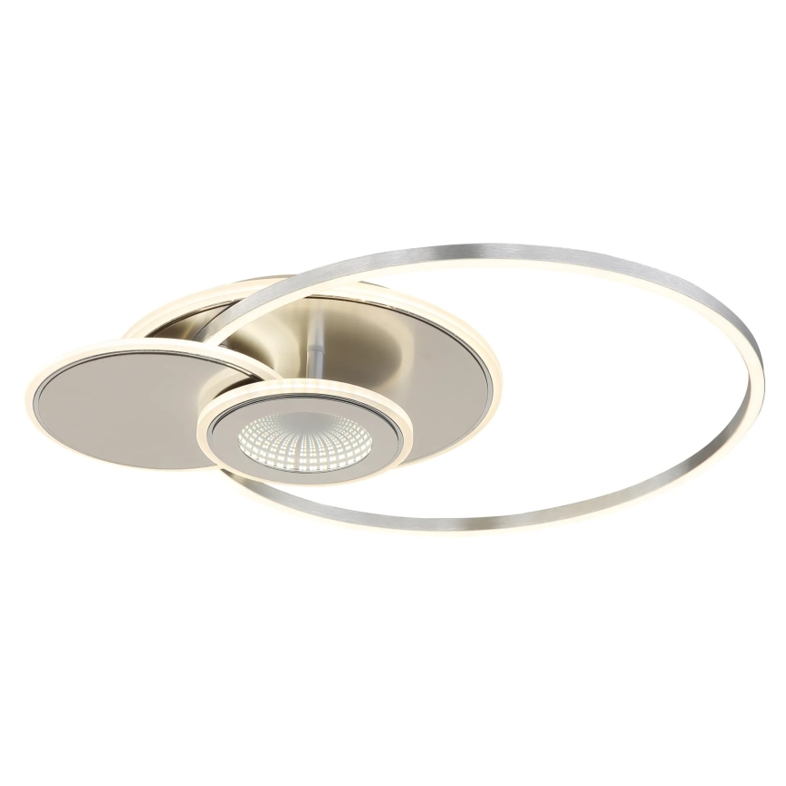 Globo - Plafoniera LED dimmerabile LED/24W/230V 2700-6500K 45x56 cm argento + telecomando