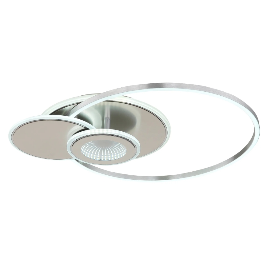 Globo - Plafoniera LED dimmerabile LED/24W/230V 2700-6500K 45x56 cm argento + telecomando