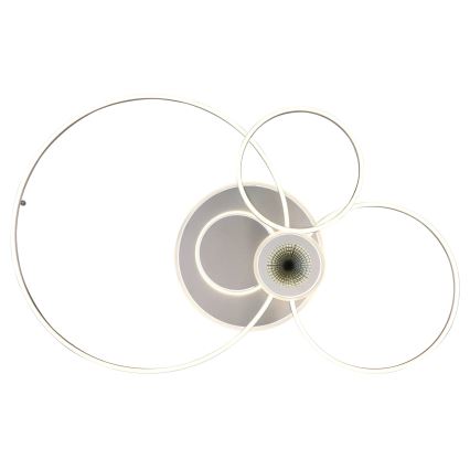 Globo - Plafoniera LED dimmerabile LED/36W/230V 2700-6000K argento + telecomando