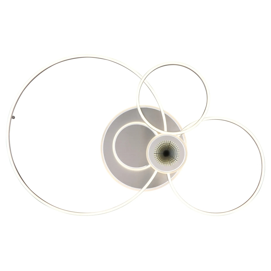 Globo - Plafoniera LED dimmerabile LED/36W/230V 2700-6000K argento + telecomando