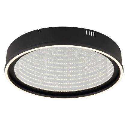 Globo - Plafoniera LED dimmerabile LED/40W/230V 2700-6500K Ø 51,5 cm nero + telecomando