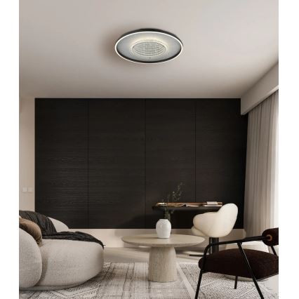 Globo - Plafoniera a LED 40W/230V 3000/4000/6000K Ø 51,5 cm nera