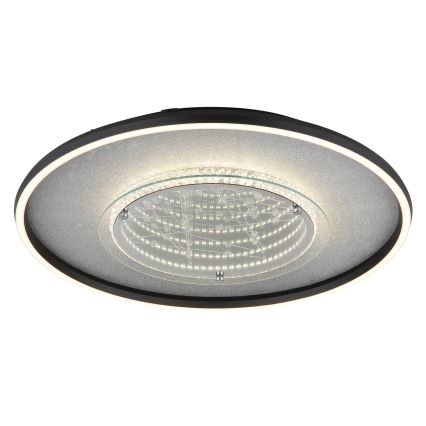 Globo - Plafoniera a LED 40W/230V 3000/4000/6000K Ø 51,5 cm nera