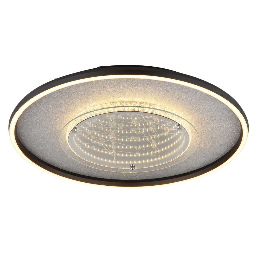Globo - Plafoniera a LED 40W/230V 3000/4000/6000K Ø 51,5 cm nera