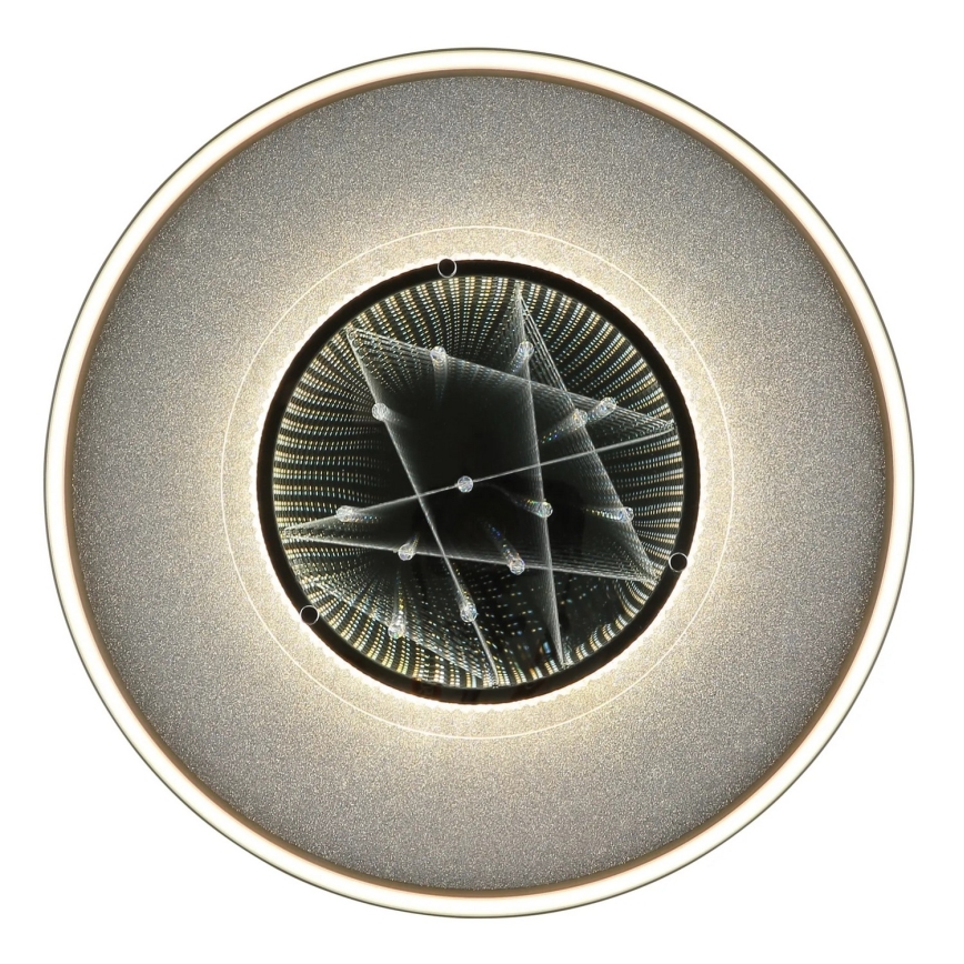 Globo - Plafoniera a LED 40W/230V 3000/4000/6000K Ø 51,5 cm nera