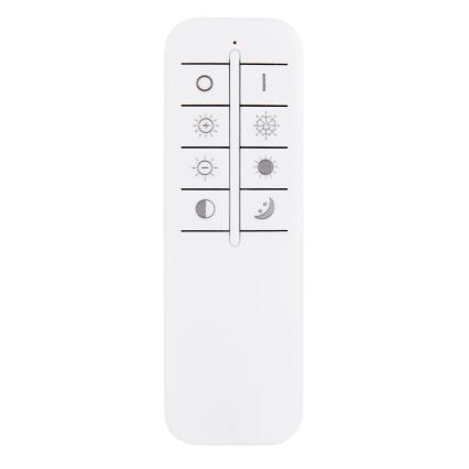 Globo - Lampadario LED dimmerabile a sospensione con cavo LED/40W/230V 2700-6000K cromo lucido + telecomando