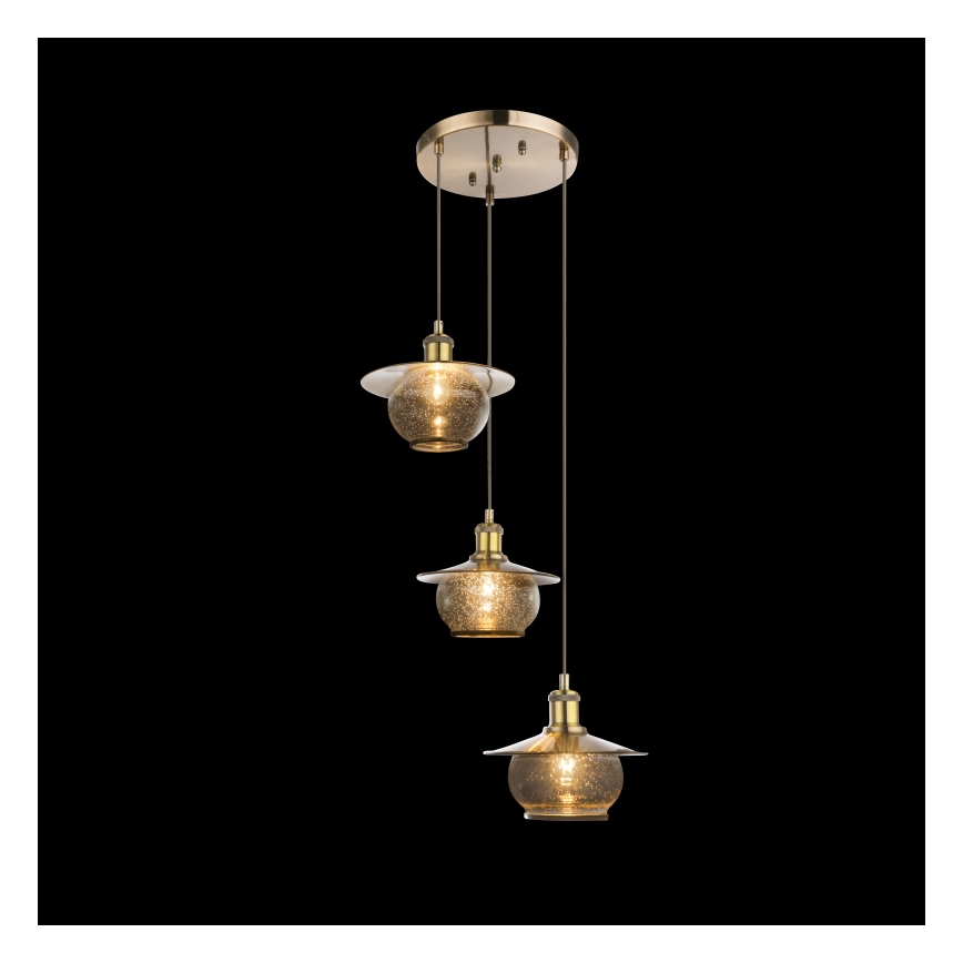 Globo - Lampada a sospensione 3xE27/60W/230V