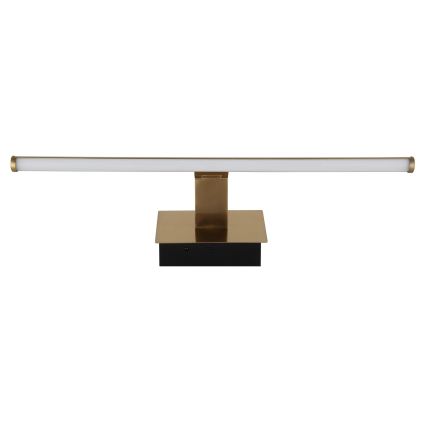 Globo - Lampada per quadri ricaricabile a LED/3,5W/5V 40 cm 3600 mAh ottone