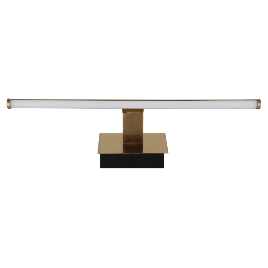 Globo - Lampada per quadri ricaricabile a LED/3,5W/5V 40 cm 3600 mAh ottone