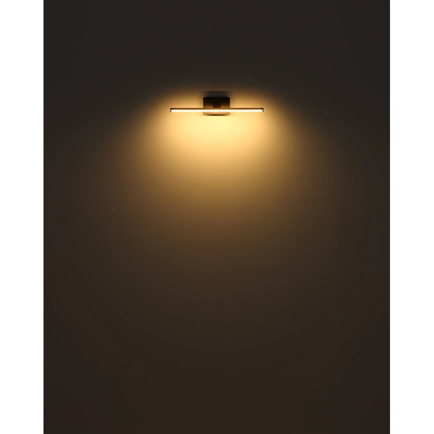 Globo - Lampada da quadro ricaricabile a LED/3,5W/5V 40 cm 3600 mAh nera