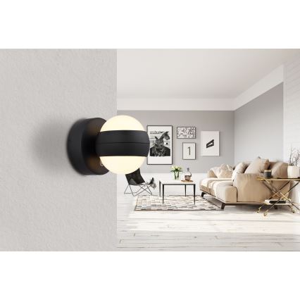 Globo - LED Dimmerabile ricaricabile touch Applique LED/1,4W/5V 1800 mAh nero
