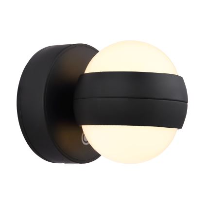 Globo - LED Dimmerabile ricaricabile touch Applique LED/1,4W/5V 1800 mAh nero