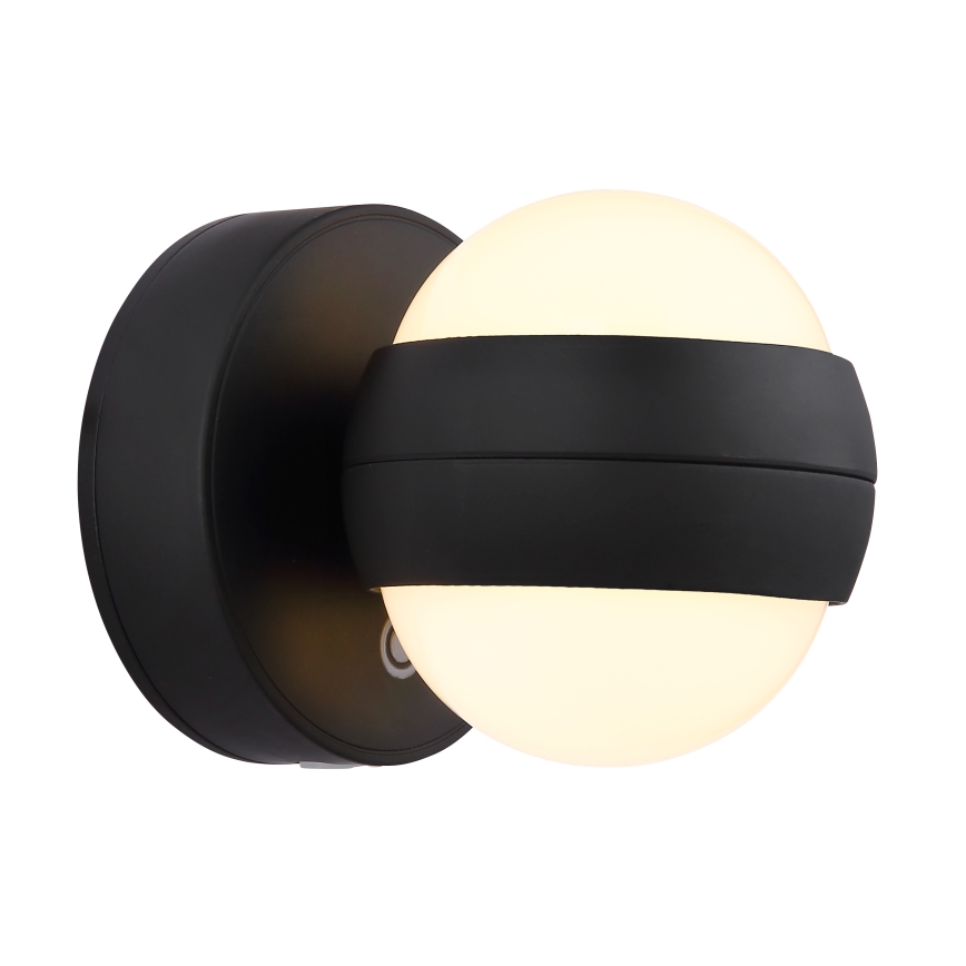 Globo - LED Dimmerabile ricaricabile touch Applique LED/1,4W/5V 1800 mAh nero