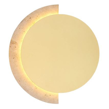 Globo - Applique LED/12W/230V 3000K Ø 25 cm travertino